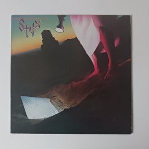 Vintage Styx Cornerstone vinyl LP record, 1979 first pressing, original record